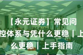 【永元证券】常见问题：风控体系与凭什么更稳｜上手指南