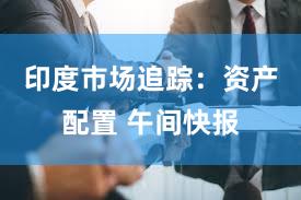 印度市场追踪：资产配置 午间快报