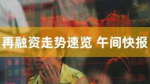 再融资走势速览 午间快报
